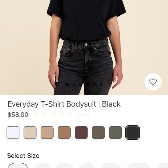 NUUDS everyday t-shirt bodysuit - Picture 5 of 5